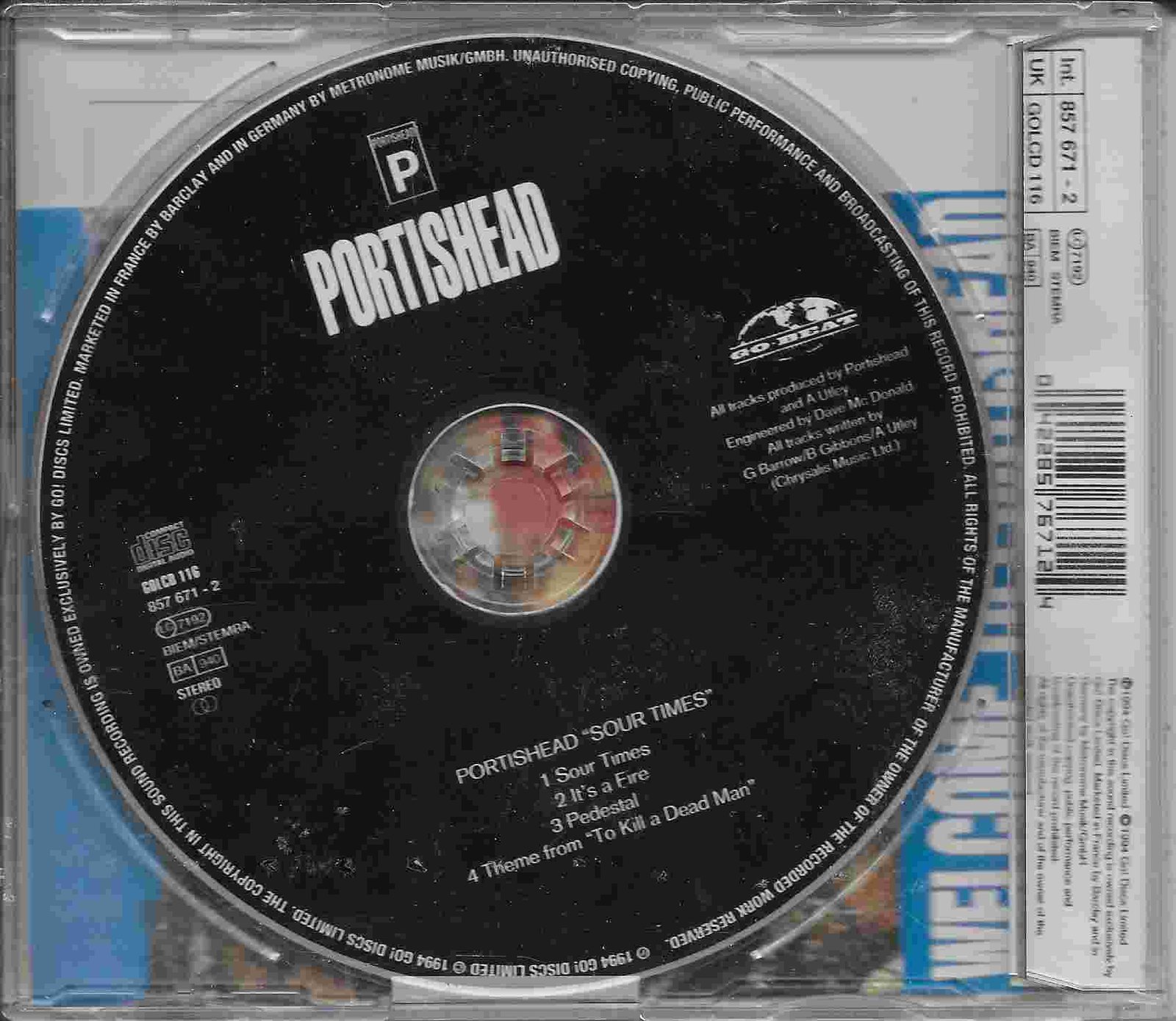 Back cover of GOLCD 116